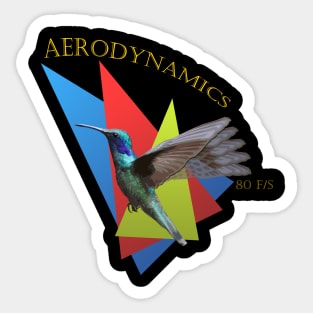 AeroDynamics Humming Bird Sticker